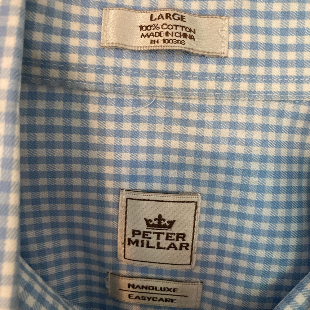 Peter Millar Button Down Large - image 3